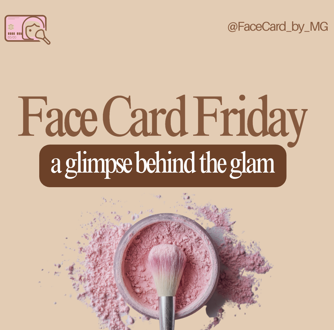 Face Card Instagram post: behind the scenes content